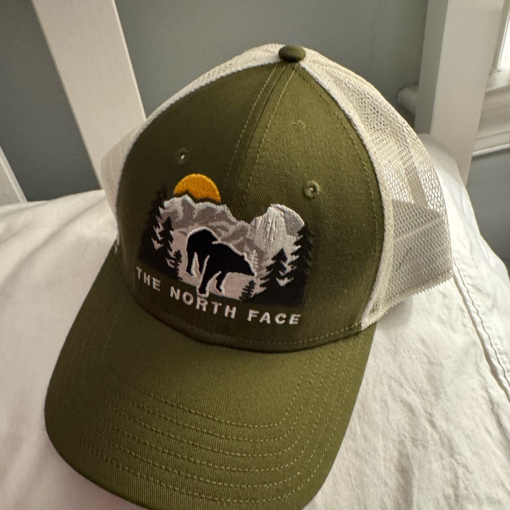 The North Face Olive Green Trucker Hat